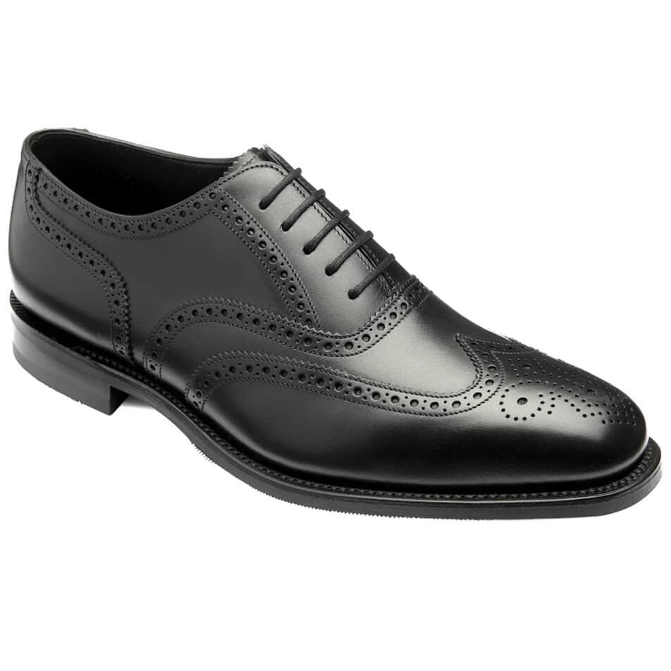 Loake Buckingham black calf G - Bradshaw & Lloyd